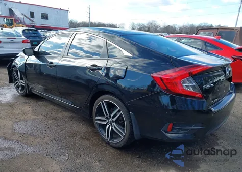 2016 Honda Civic Lx from USA, damaged, VIN 19XFC2F54GE095387